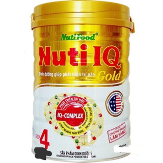 Combo 6 hộp sữa nuti IQ gold step 4 900g hsd:2021