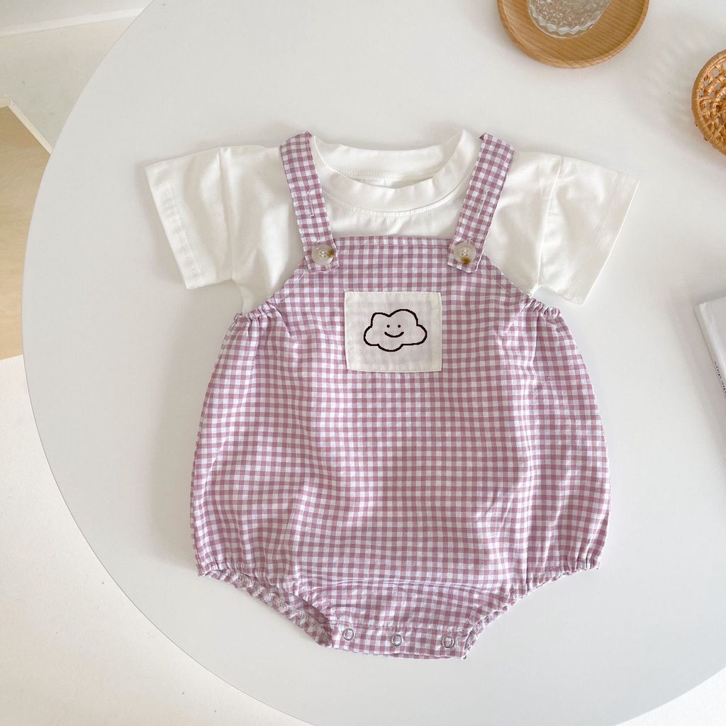 Áo liền quần bé sơ sinh, bodysuit bé sơ sinh, 3 tháng, 6 tháng, 1 tuổi, 2 tuổi 100% cotton mềm mại, thoáng mát.