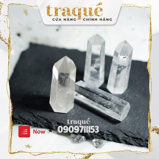 Đá phong thuỷ tự nhiên trong suốt - đá tự nhiên nạp năng lượng và thanh tẩy không gian