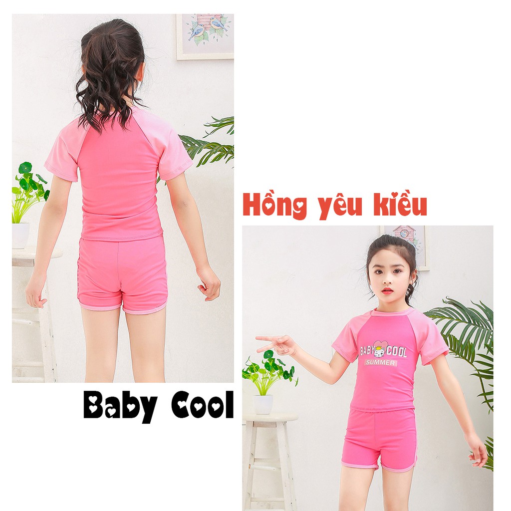 Áo bơi áo tắm bé gái 10-16kg 3-6 tuổi 2 mảnh thời trang BG510B