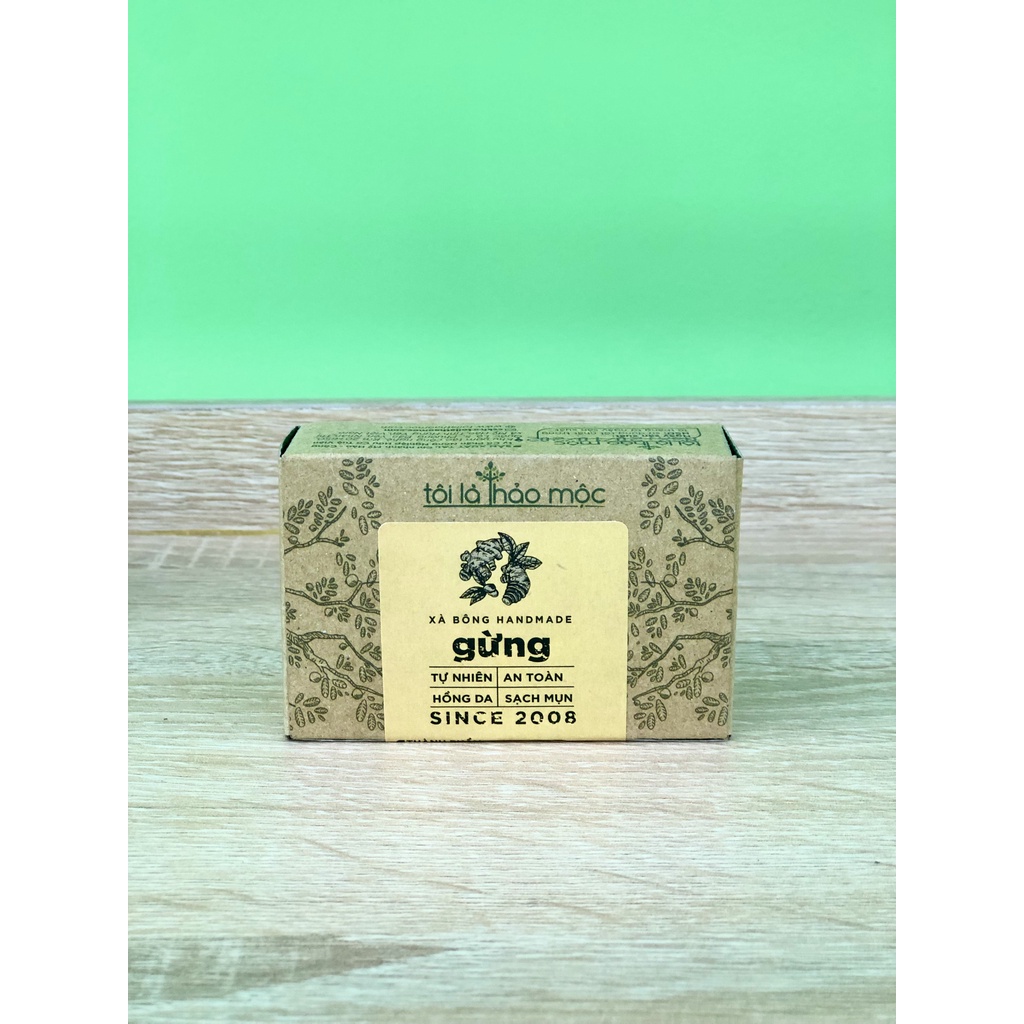 Xà Bông Handmade Gừng ( Tôi là Thảo Mộc ) KLT 100gr