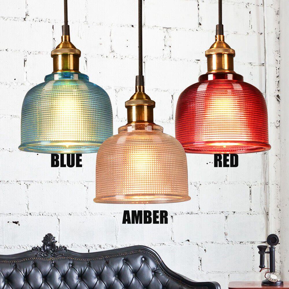 GOGOUP Đèn Treo Trần Nhà Bằng Kính Phong Cách Vintage Độc Đáo