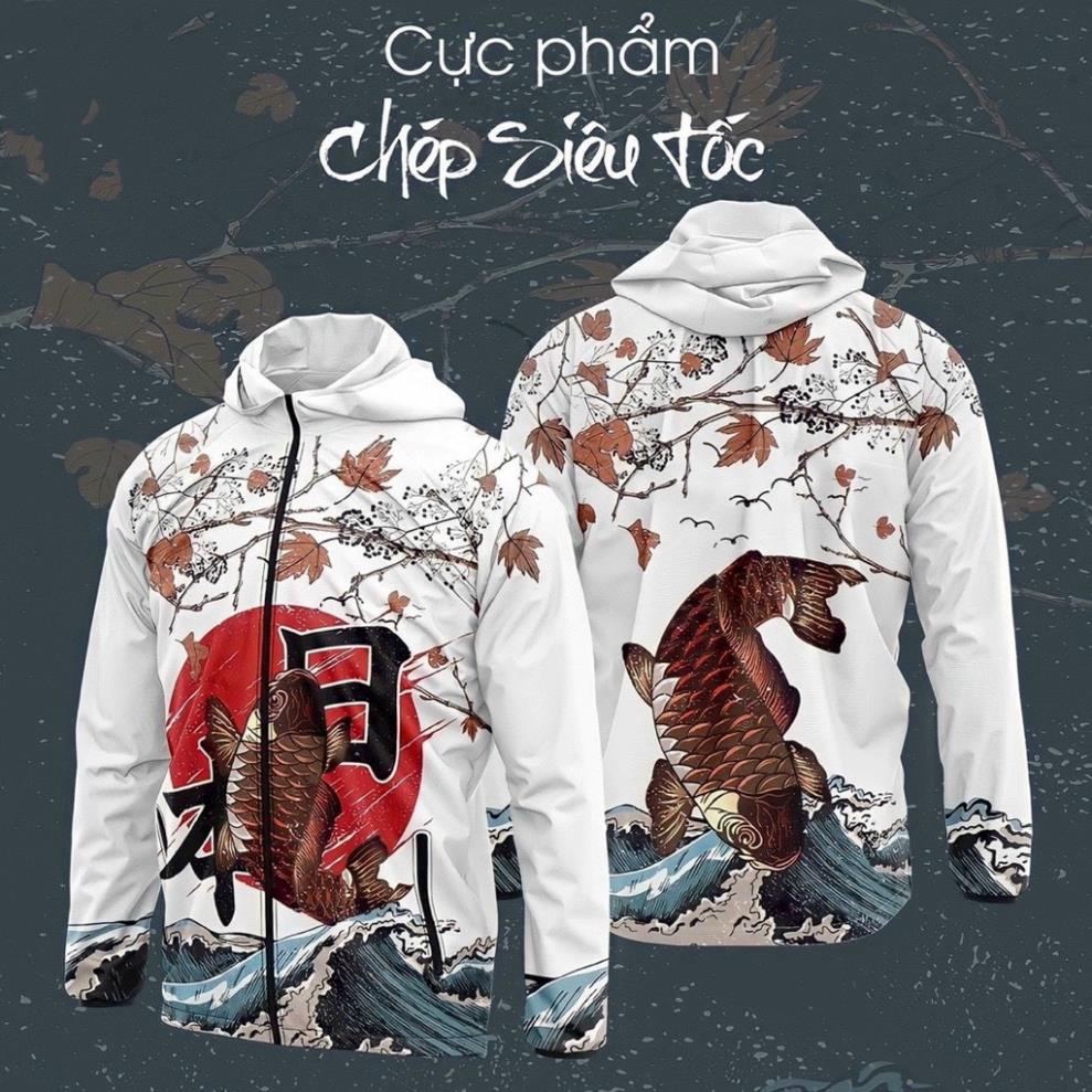 Áo Câu Cá Chép Siêu Tốc Áo Chống Nắng Dùng Khi Đi Câu Chất Liệu Thoáng Mát Chống Tia UV Và Thiết Kế 3D Bắt Mắt