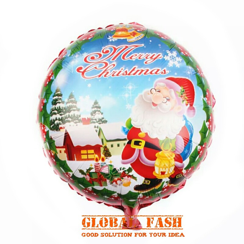 Set 4 Bong Bóng Hình Ông Già Noel / Bộ Râu / Ông Già Noel