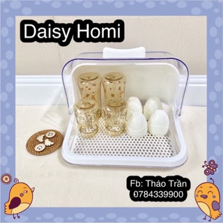 Khay úp bình sữa trong suốt