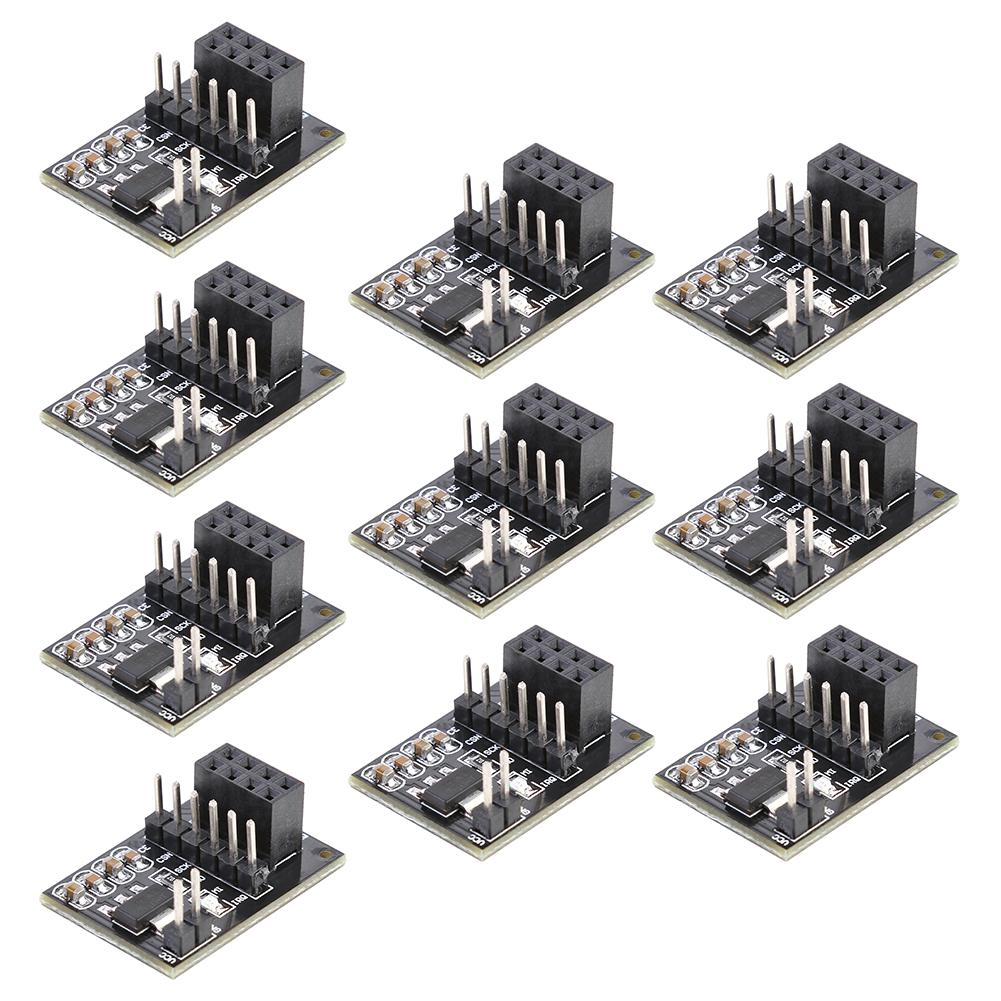 10pcs 3.3V Wireless Adapter Module Socket Adapter Board for 8Pin NRF24L01