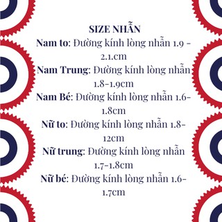 Nhẫn Đôi Bạc💝FREESHIP💝Giảm 5k nhập mã [NHAN DOI]💝Nhẫn đôi bạc Basic