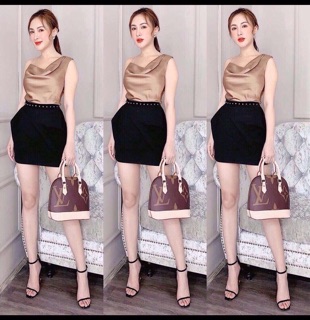 Áo lệch vai phi lụa xinh 💥💥💥 (video)