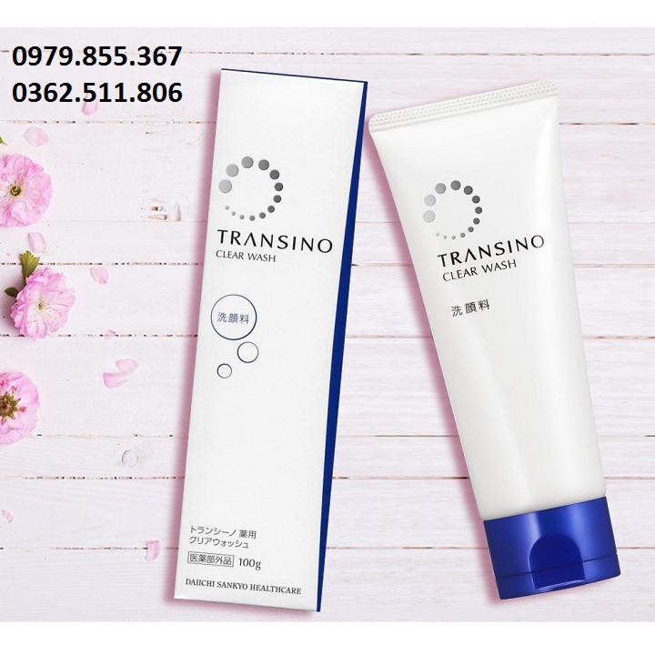 Sữa rửa mặt transino clear wash Nhật bản 100g