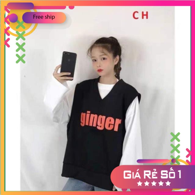 CHUYÊN SỈ Sét áo ginger+áo tay xuông C&H MT