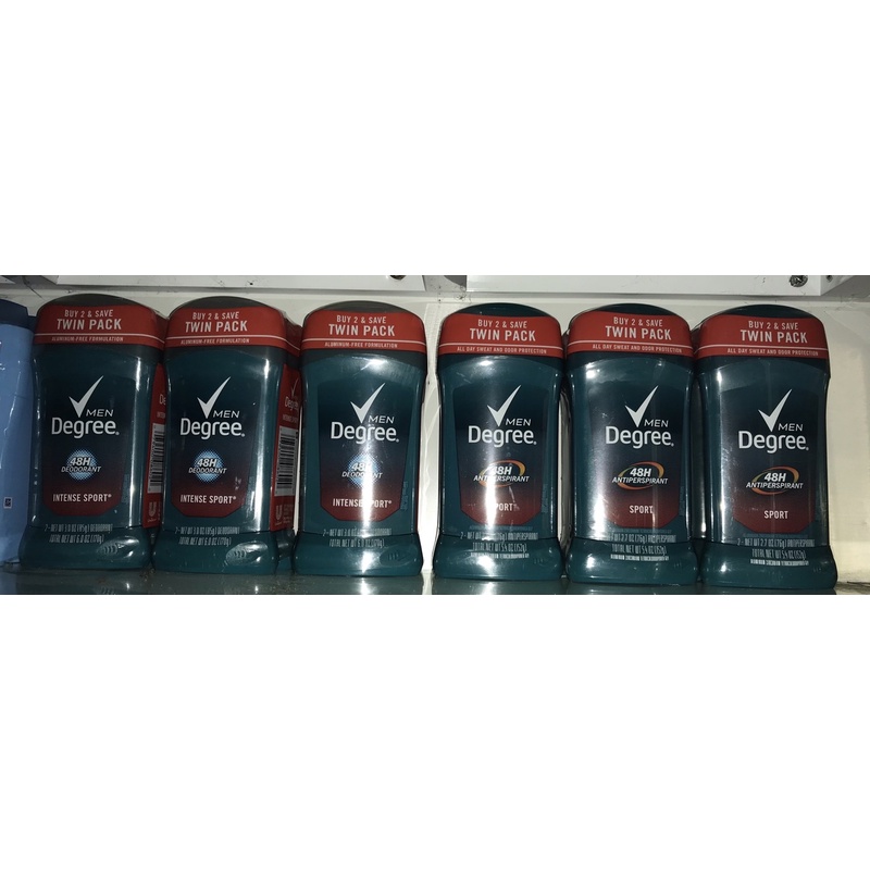 Lăn khử mùi nam Degree Men - SPORT- INTENSE SPORT 48h - Antiperspirant xách tay mỹ