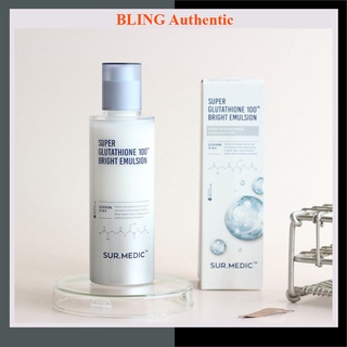 Sữa Dưỡng Trắng Da Sur.Medic+ Super Glutathione 100 Bright Emulsion 120ml