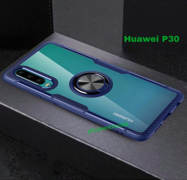 Ốp lưng Huawei P30 FREESHIP Từ 50k chống sốc giá đỡ mặt lưng trong viền màu cao cấp