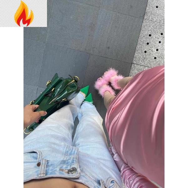 Giày cao gót lông vũ 9 phân Y2K highteen HÀNG LOẠI 1 cực xinh ĐẸP NHƯ HÌNH / ẢNH THẬT | Y2k 2000s high heels _()*x