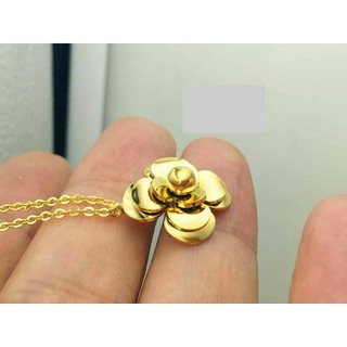 Dây chuyền titan hoa trà