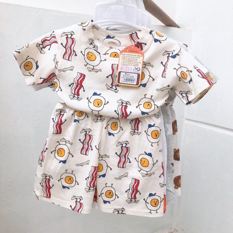 BỘ NGẮN TAY CHO BÉ TRAI BÉ GÁI VẢI COTTON 4 CHIỀU MỀM MỊN