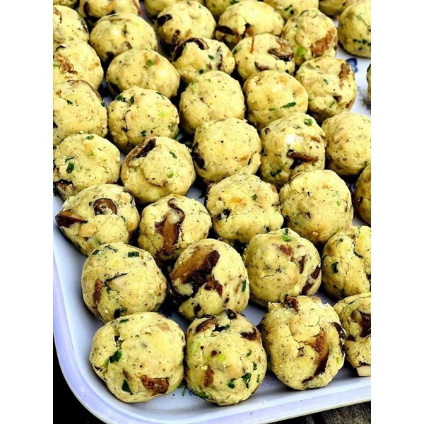 [HỎA TỐC SG] Xôi khúc gạo lứt nhân nấm chay healthy - 6 bánh
