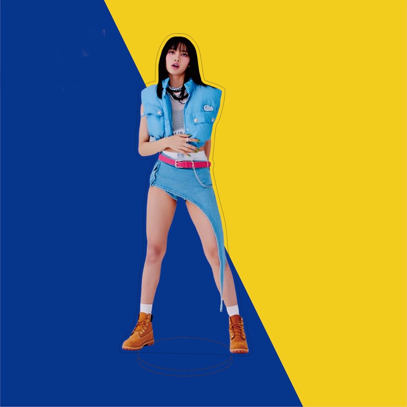 Phụ Kiện Trang Trí Bàn Đứng Hình Blackpink Lisa JENNIE JISOO