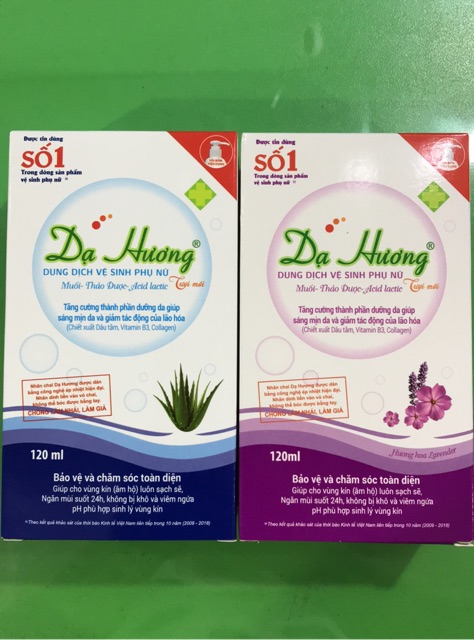 Dạ Hương - dung dịch vệ sinh phụ nữ