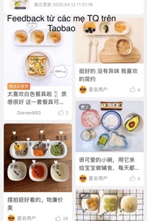 Thanh lý Bát ăn sợ tre vuông, bát decor bát ăn dặm