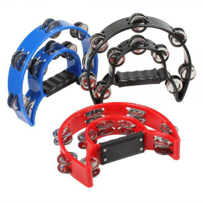 Trống Lắc Tay Half Moon Tambourine Woim 19-TBR Đủ Màu Sắc