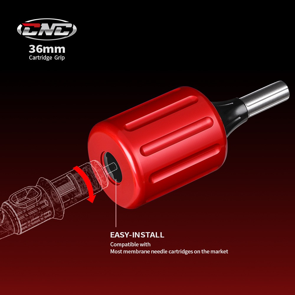 Tay Cầm Kim Xăm CNC 36mm Có Thể Điều Chỉnh Dành Cho Máy Xăm Cuộn Và Máy Xăm Xoay