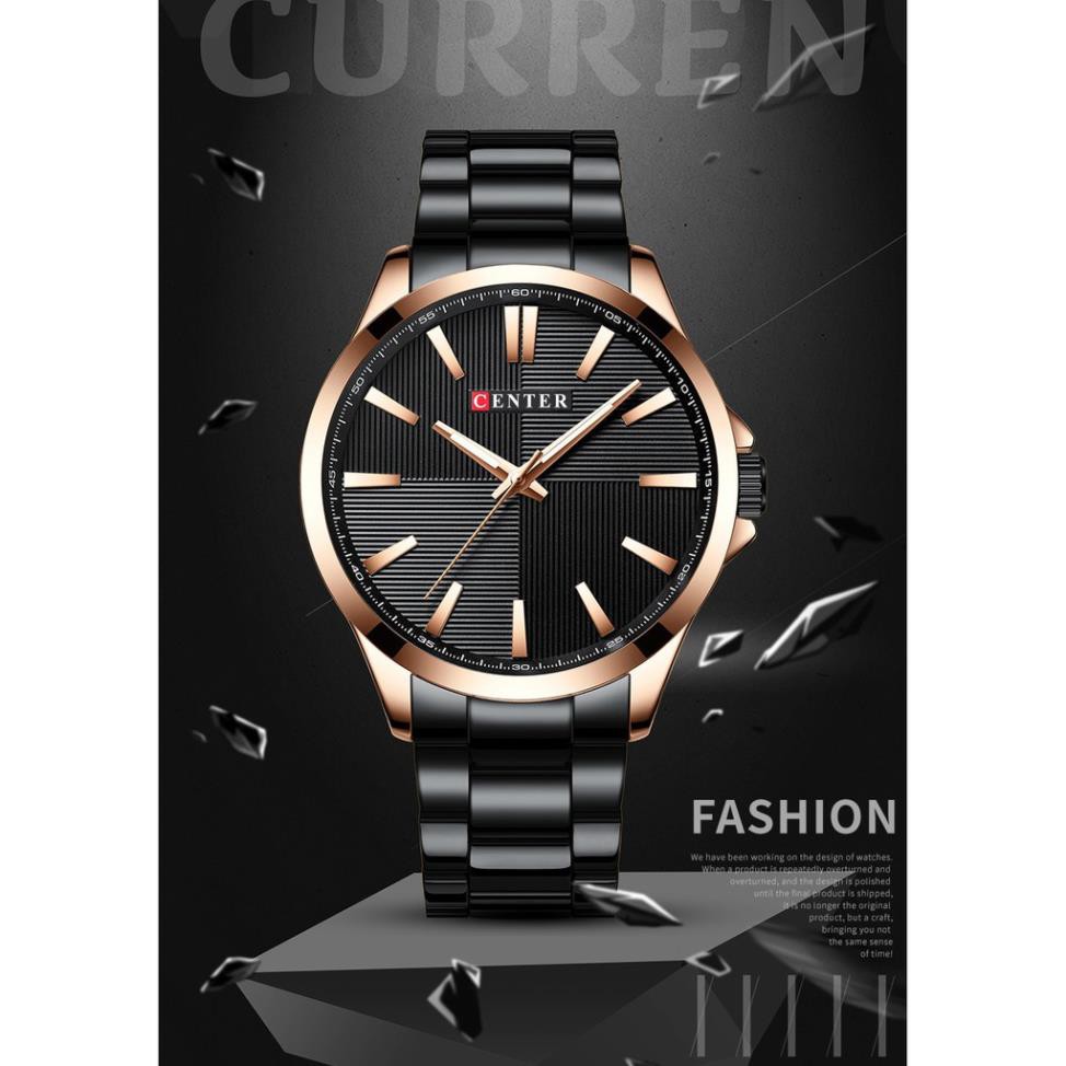 ĐỒNG HỒ NAM CENTER TIME - KHÓA BƯỚM & DÂY ĐÚC ĐẶC [HÀNG XỊN] | BigBuy360 - bigbuy360.vn