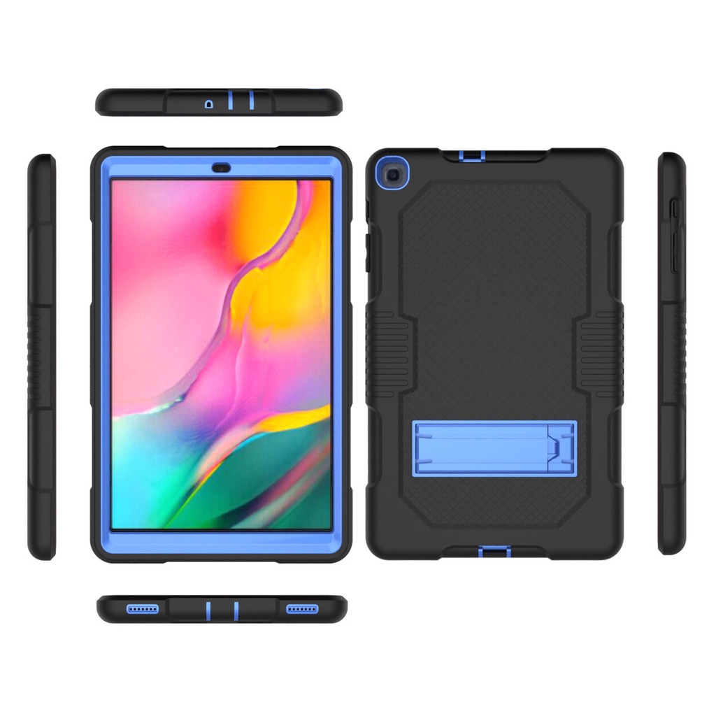 Ốp lưng có giá đỡ bảo vệ toàn phần 3 trong 1 cho Samsung Galaxy Tab A 10.1 T510 T515 SM-T510 SM-T515