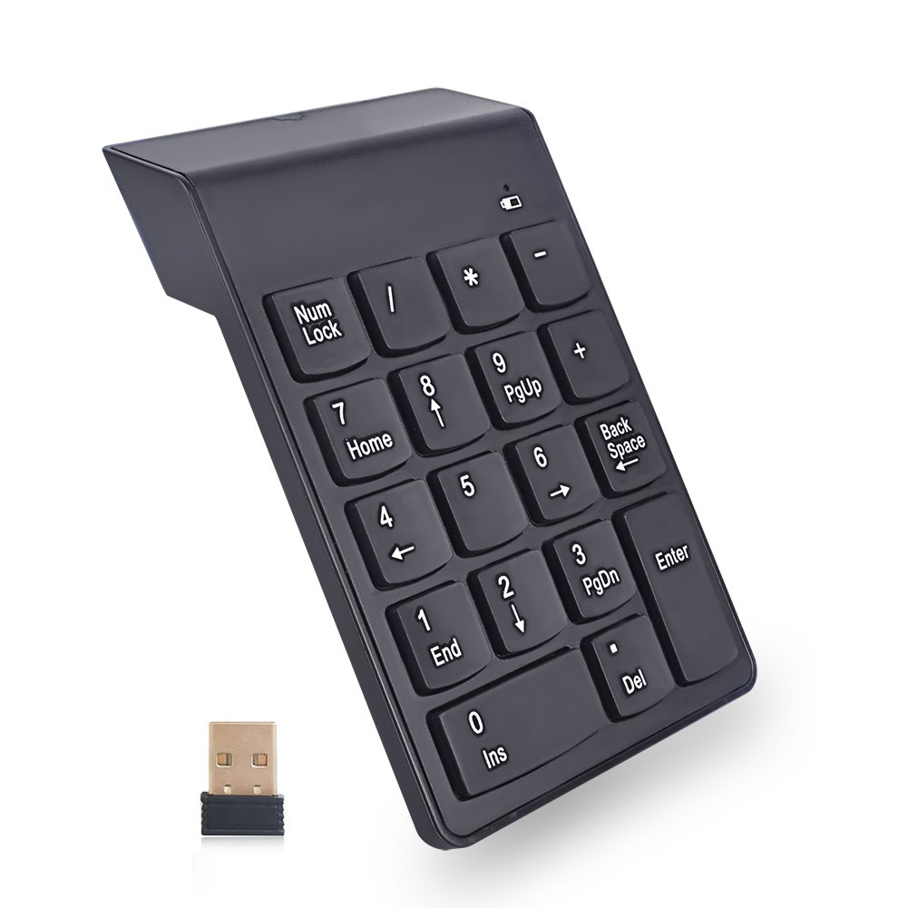 2.4GHz wireless 18-key numeric keypad for PC