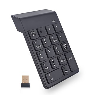2.4GHz wireless 18-key numeric keypad for PC