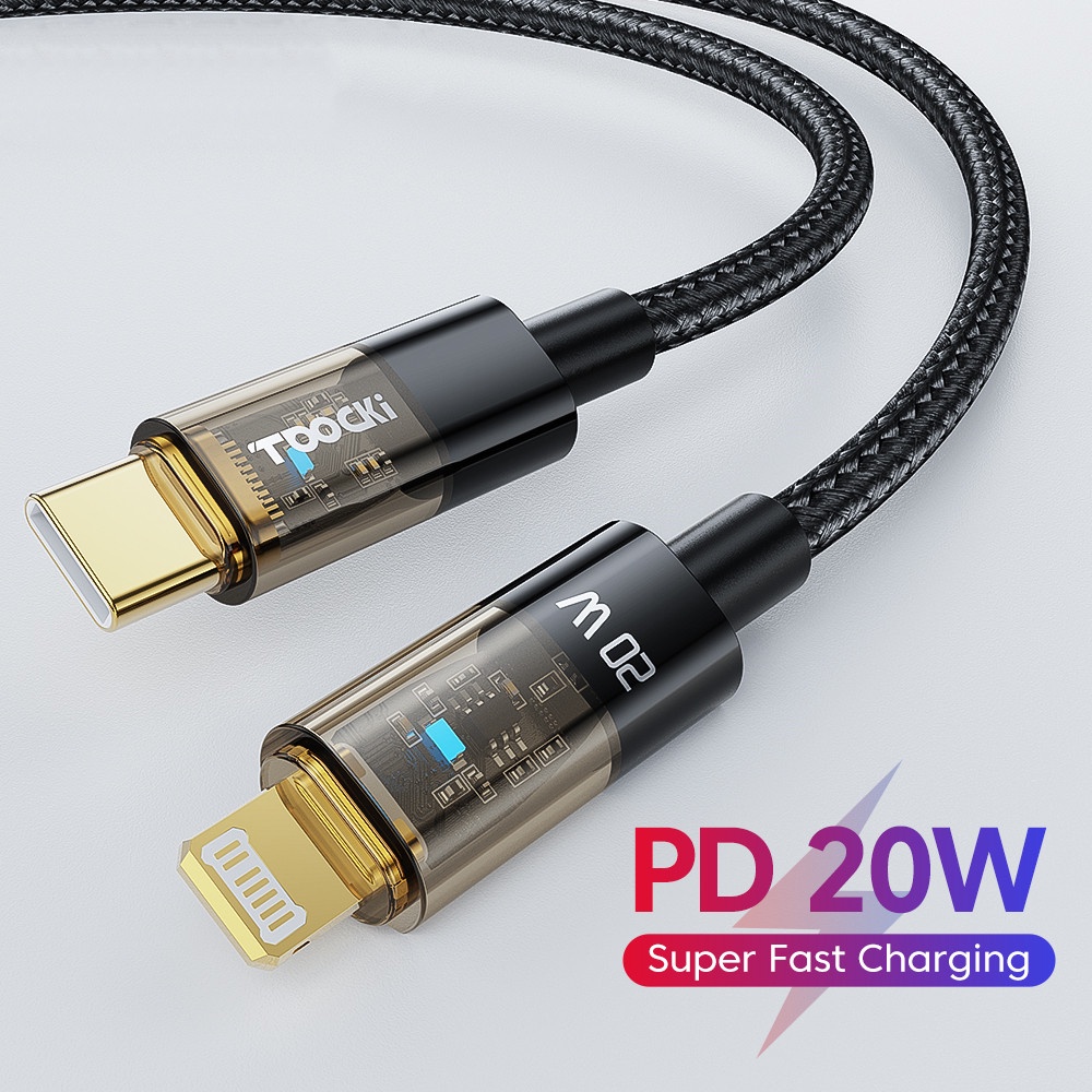 Dây Cáp Sạc Nhanh 20W PD Type C Sang Lighting Cho Iphone