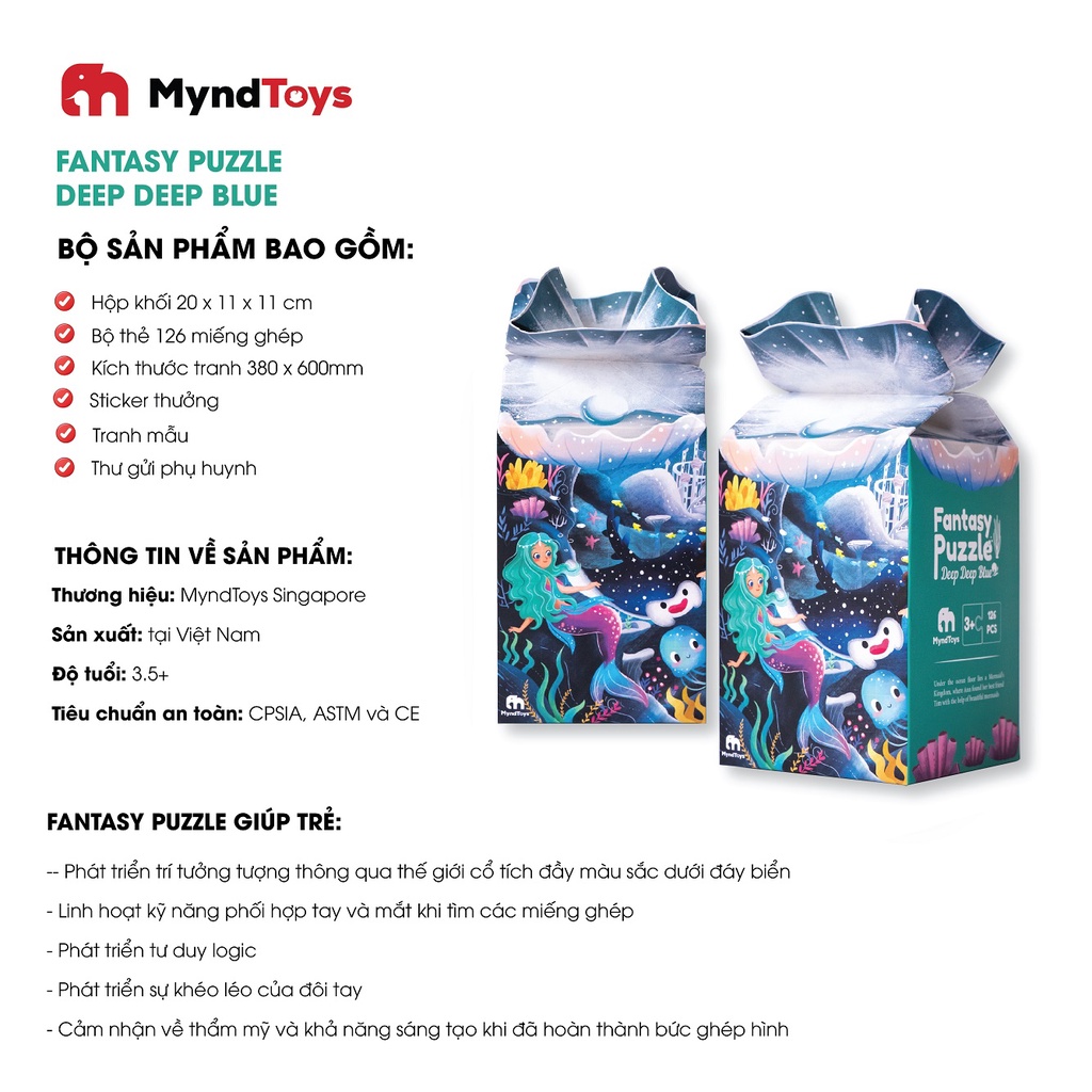 Đồ Chơi Xếp Hình Freeship đồ chơi MyndToys Nhiều Chủ Đề Cho Bé Trên 2 Tuổi