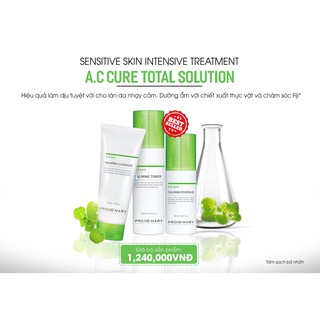 Bộ chăm sóc da chuyên sâu dành cho da nhạy cảm và da mụn Proud Mary A.C Cure Calming SET