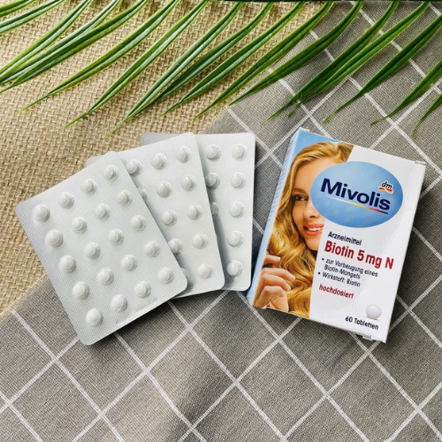 Viên mọc tóc Biotin Mivolis dưỡng tóc, giảm rụng, nội địa Đức 60v - Shop Melyca