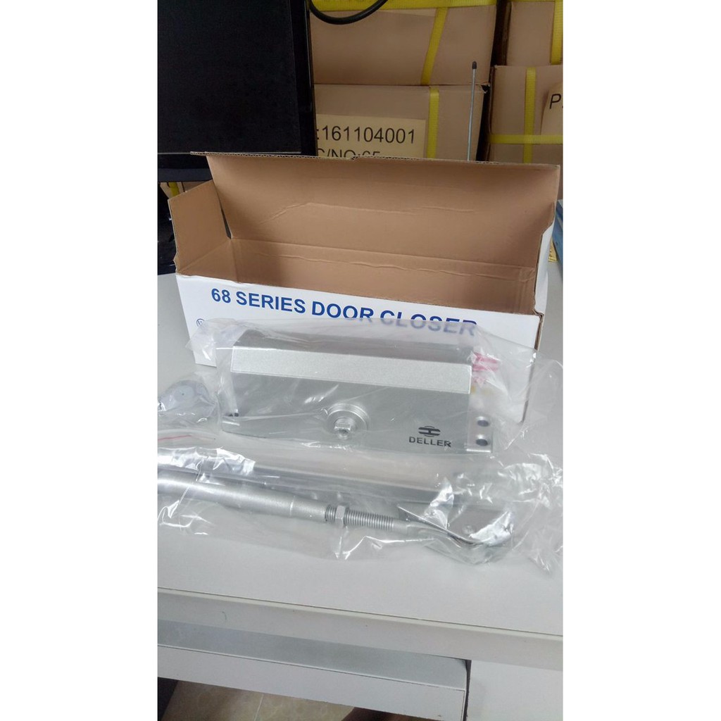 Tay co thủy lực Deller D681, tay đẩy hơi, cùi chỏ tự động - Deller 681