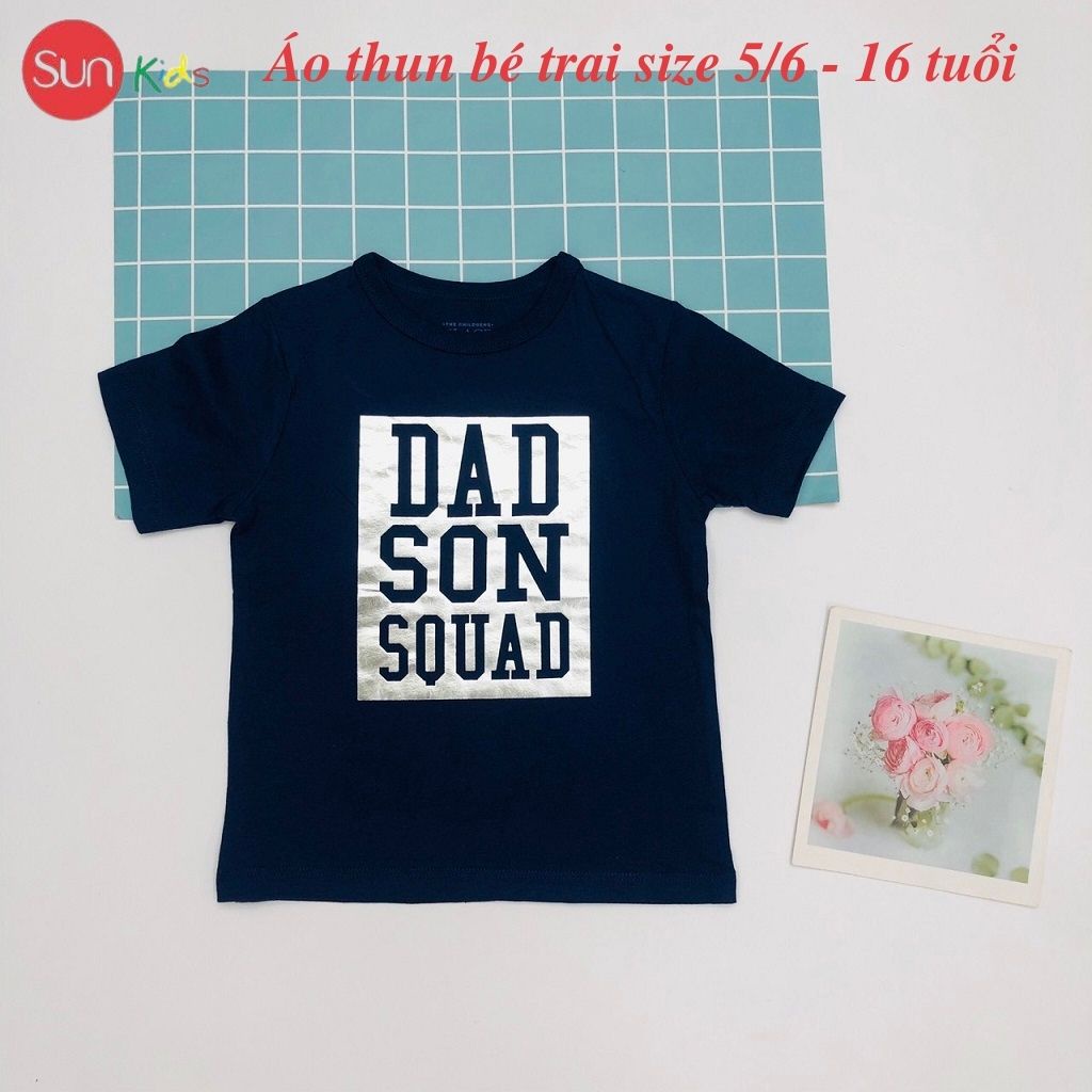 Áo thun bé trai xuất xịn, áo phông cho bé trai, chất cotton, size 5,6-16 tuổi,  - SUNKIDS