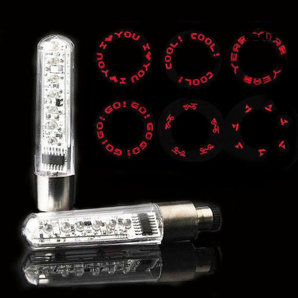 Đèn Led 7 Bóng Cho Lốp Xe Đạp / Xe Máy Tiện Lợi
