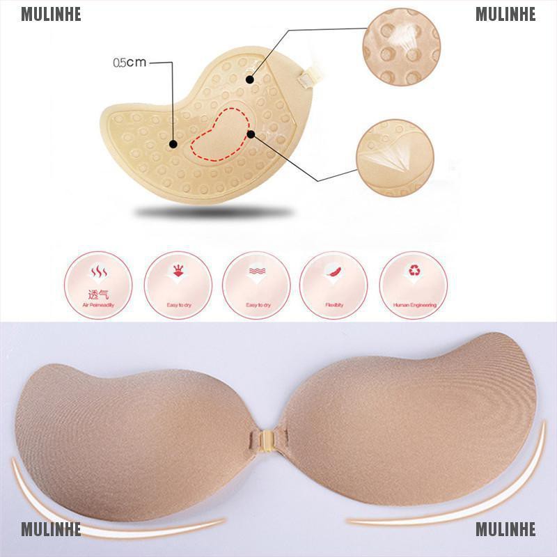 Áo Ngực Silicone Không Dây Nâng Ngực Tàng Hình Plus Size