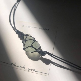 Vòng Macrame Green Fluorite / đá phong thuỷ