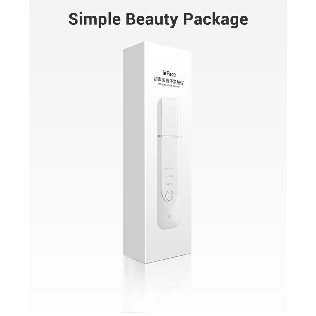 Máy rửa mặt Xiaomi làm sạch mụn đầu đen bằng sóng siêu âm