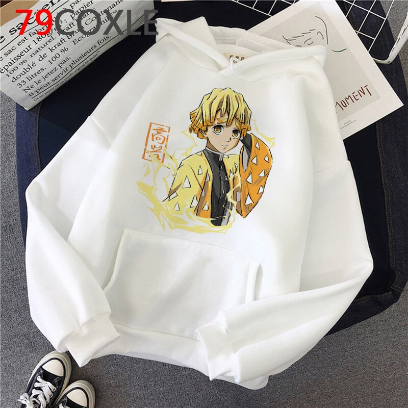 Áo Hoodie Nam In Hình Nhân Vật Kimetsu No Yaiba Tanjirou Kamado 2021 Grunge Y2k