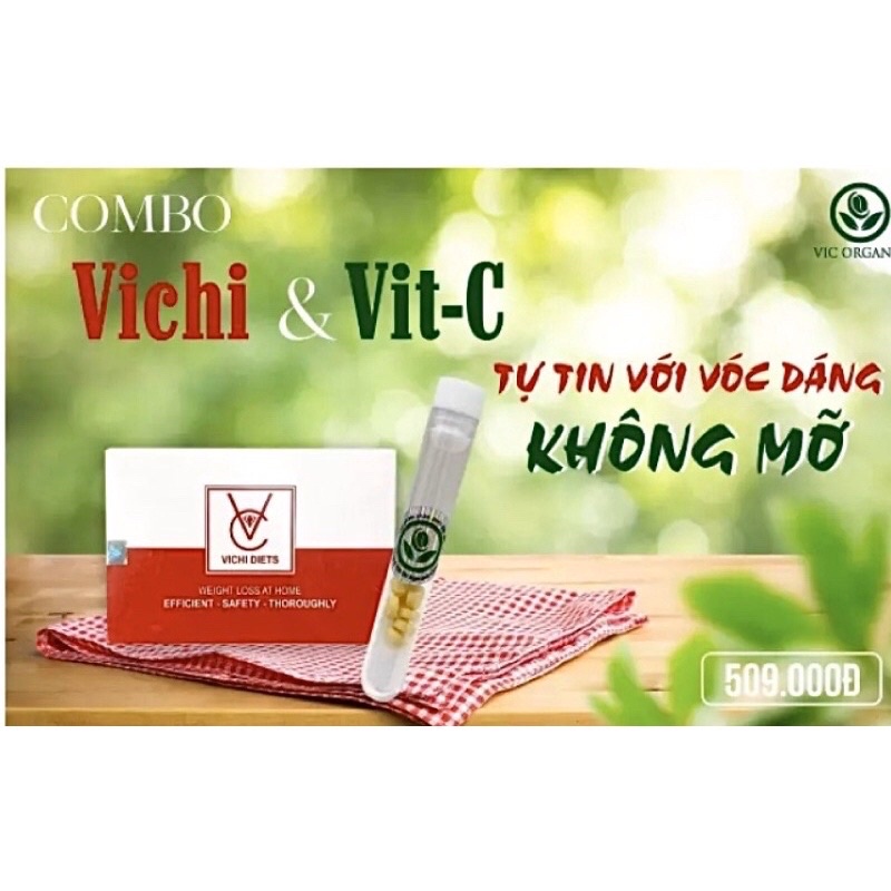 1Vichi+1Vit-C giảm cân (hiệu quả x2 kết hợp với Vit-C)