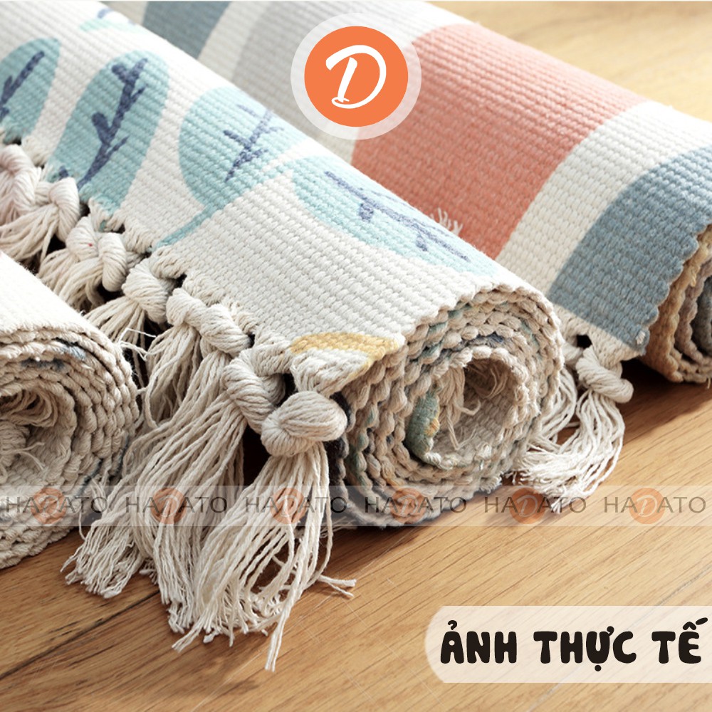 Thảm vintage THẢM scandinavian phong cách vintage có đế chống trượt CAO CẤP VOL1 - TR 1