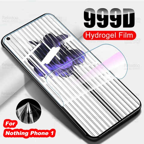 Kính Cường Lực Hydrogel Trong Suốt Bảo Vệ Màn Hình Không In Dấu Vân Tay Cho Điện Thoại 1