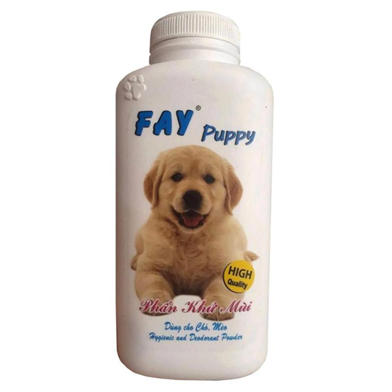 Phấn tắm khô, khửi mùi Fay Puppy 120gr Cho Chó Mèo - BOMPET