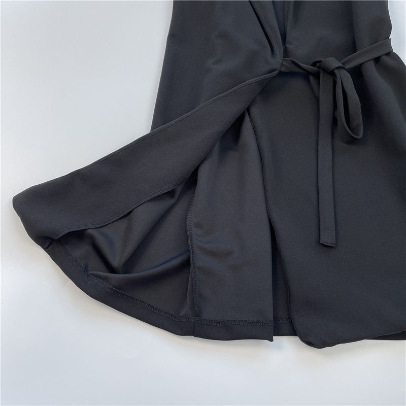 Áo gile dáng dài vạt chéo ZR