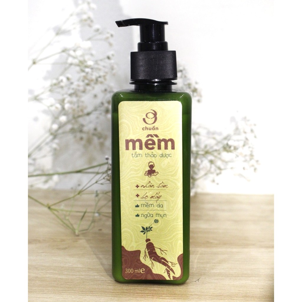 MỀM - Sữa tắm thảo dược AN THÁI HƯNG [Ơ chuẩn] 300ml mềm da, ngăn ngừa mụn