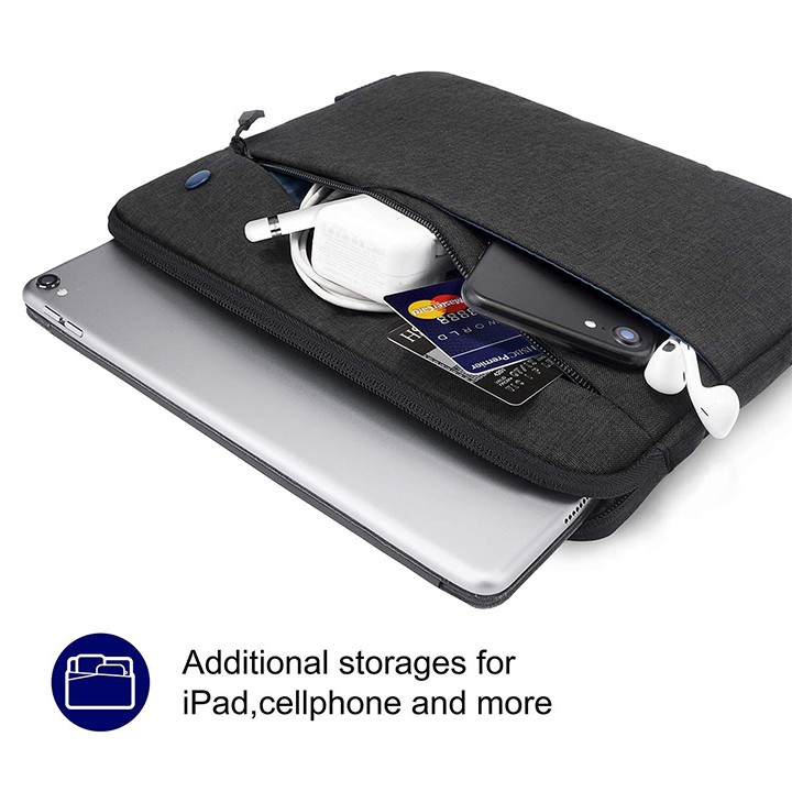 Túi Cầm tay TOMTOC (USA) Style Tablet/iPad 10.5-11inch hoặc MB Air/Retina 13 inch A18 - Follow HIBUCENTER Giảm 5%