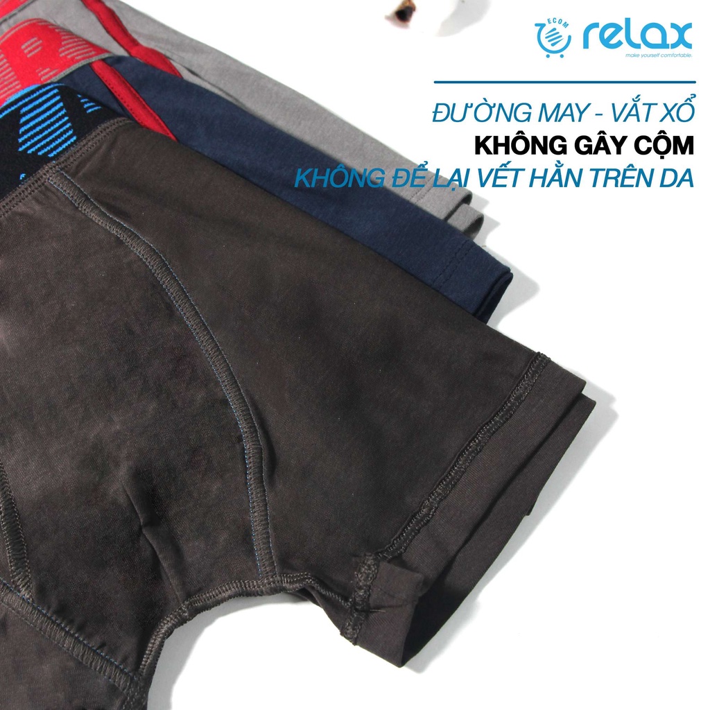 [FREESHIP] Quần lót nam boxer RLTK033 quần sịp nam thoáng mát mềm mại cao cấp, co giãn tốt, ôm gọn - RELAX