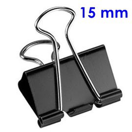 Kẹp bướm đen 15 mm,(1hộp /12 cái )